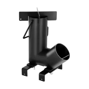 Camping Rocket Stove with Carry Bag, Black