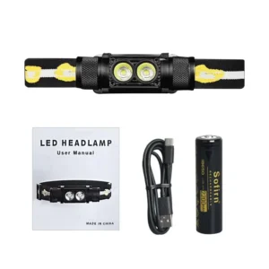 USB Rechargeable 18650 Head Light